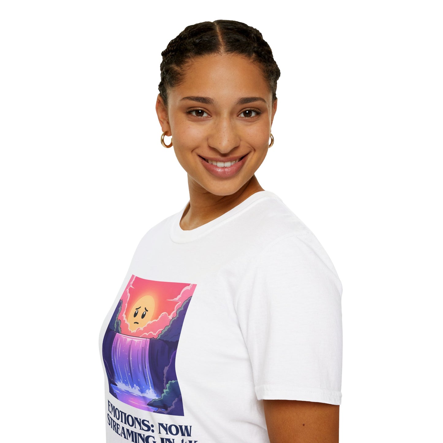 Emotions Now Streaming in 4K T-Shirt | Spoonie Humor Tee | Mental Health Awareness Apparel