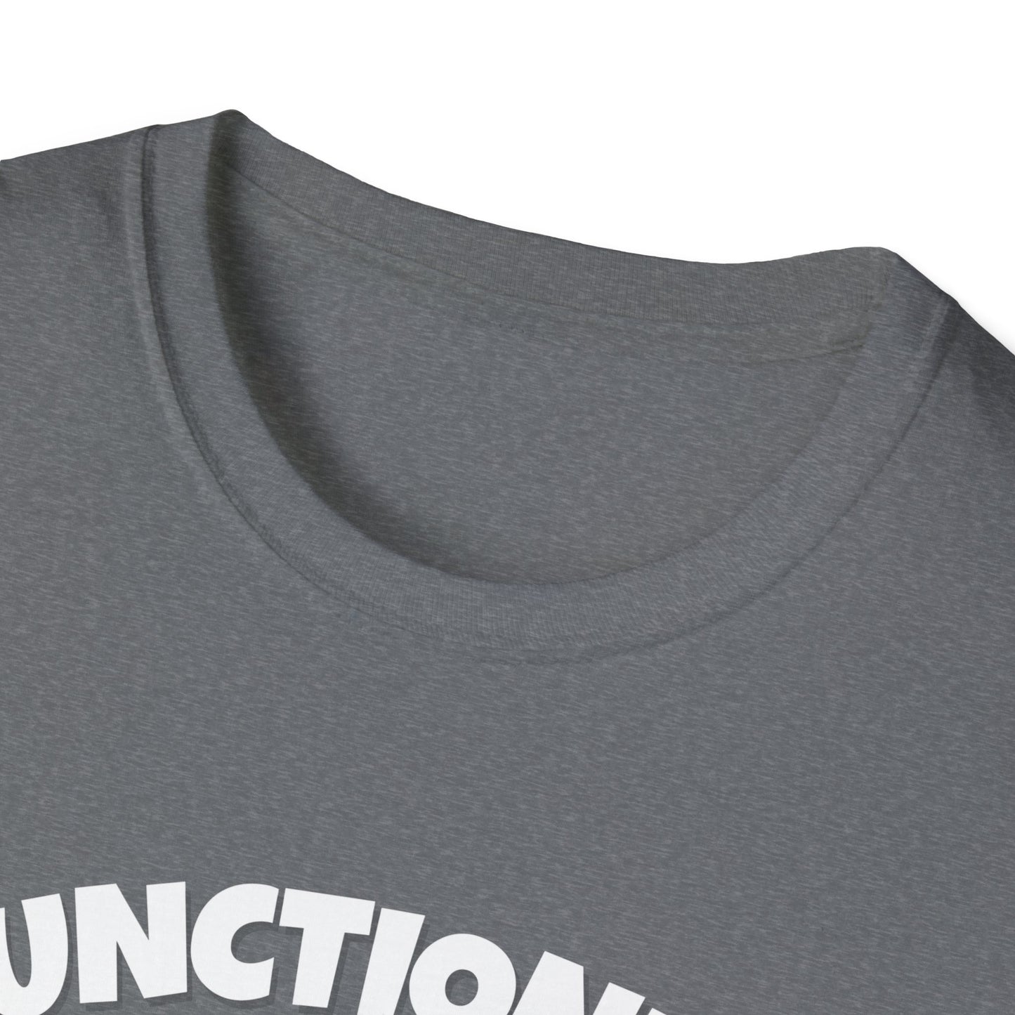 Functioning Is Overrated Corgi T-Shirt | Spoonie Humor Tee | Chronic Illness Support Apparel