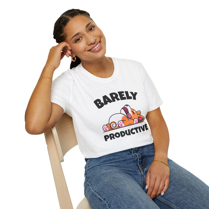 Barely Productive Corgi T-Shirt | Spoonie Humor Tee | Chronic Illness Support Apparel