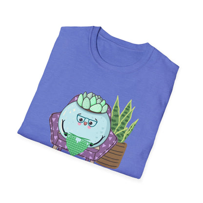 My Happy Place Succulent T-Shirt | Spoonie Plant Humor Tee | Chronic Illness Awareness Apparel