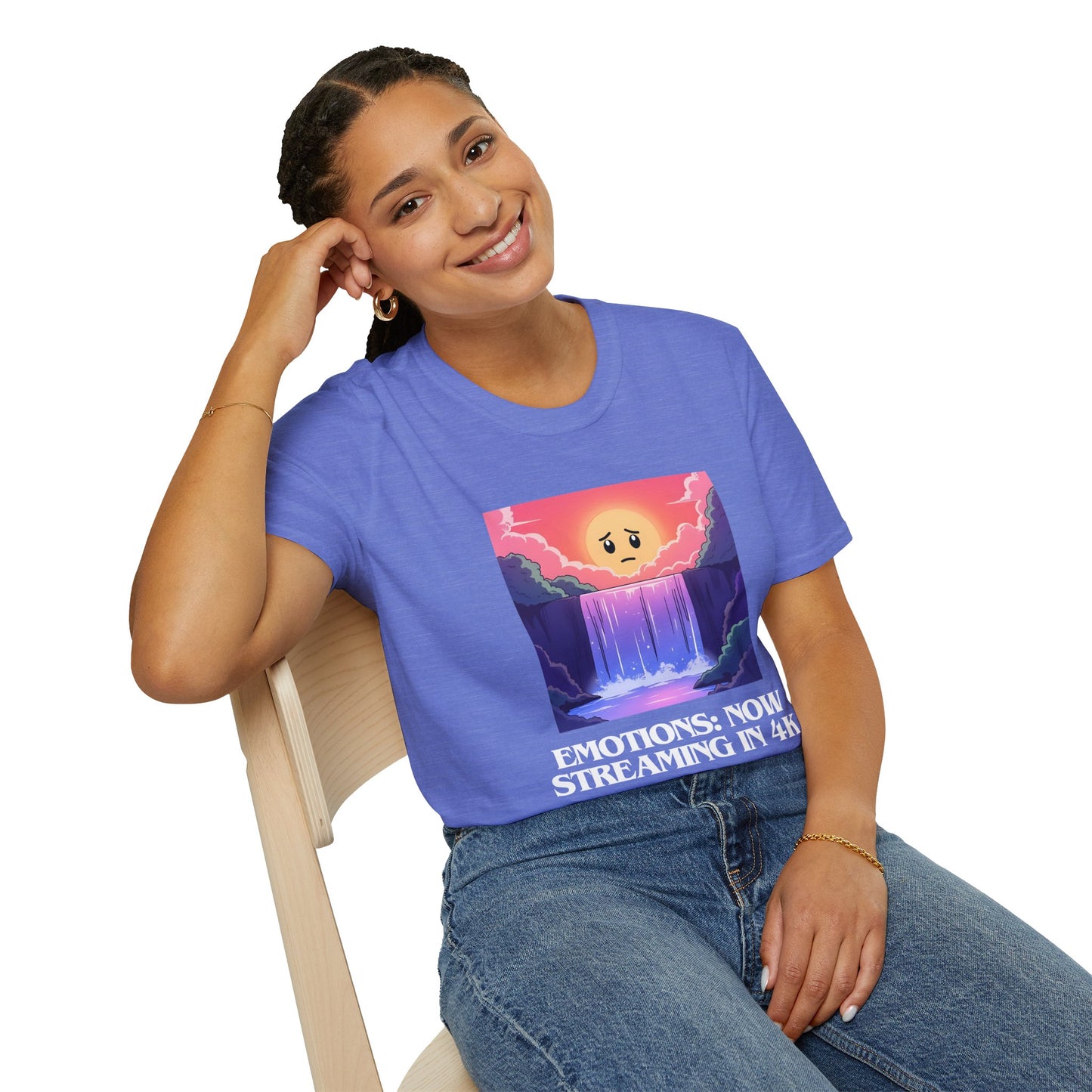 Emotions Now Streaming in 4K T-Shirt | Spoonie Humor Tee | Mental Health Awareness Apparel