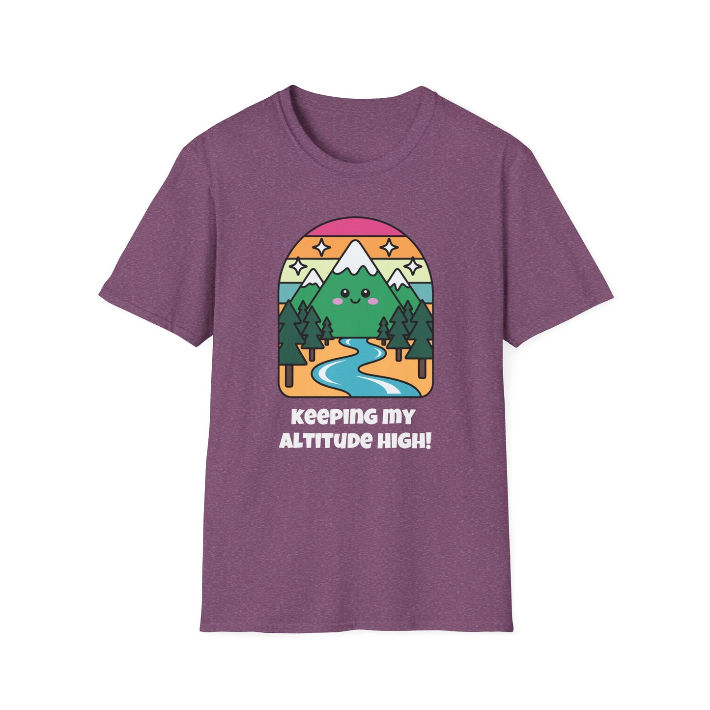 Keeping My Altitude High Mountain T-Shirt | Spoonie Resilience Tee | Chronic Illness Awareness Apparel