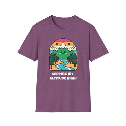 Keeping My Altitude High Mountain T-Shirt | Spoonie Resilience Tee | Chronic Illness Awareness Apparel