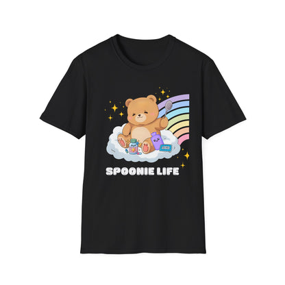 Spoonie Bear Life T-Shirt | Chronic Illness Awareness Tee | Spoonie Haven Apparel