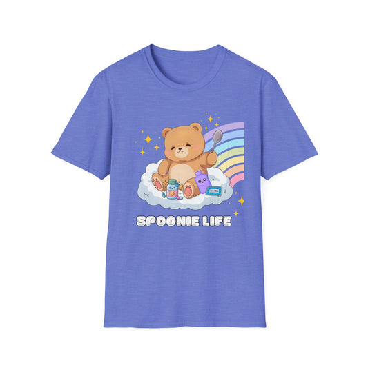 Spoonie Bear Life T-Shirt | Chronic Illness Awareness Tee | Spoonie Haven Apparel