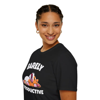 Barely Productive Corgi T-Shirt | Spoonie Humor Tee | Chronic Illness Support Apparel