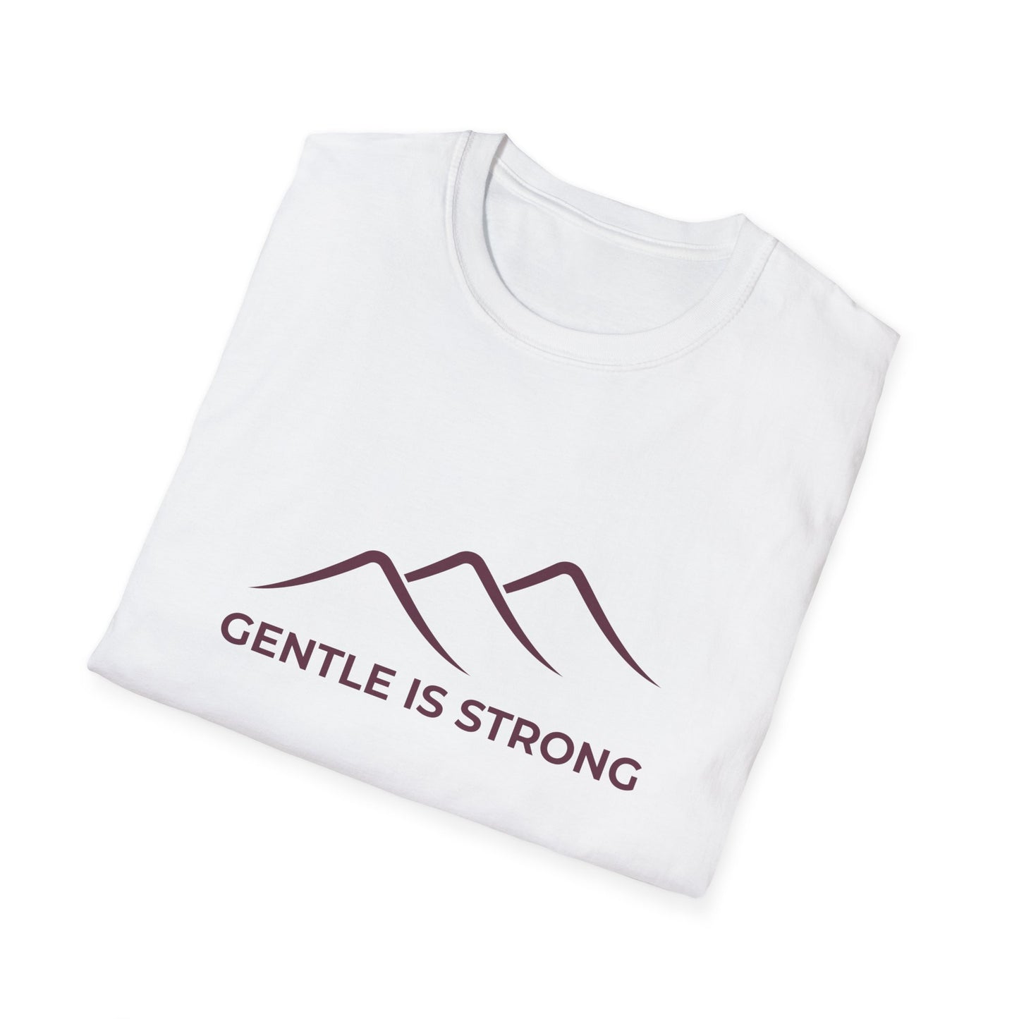 Gentle Is Strong T-Shirt | Inspirational Minimalist Tee | Spoonie Haven Apparel