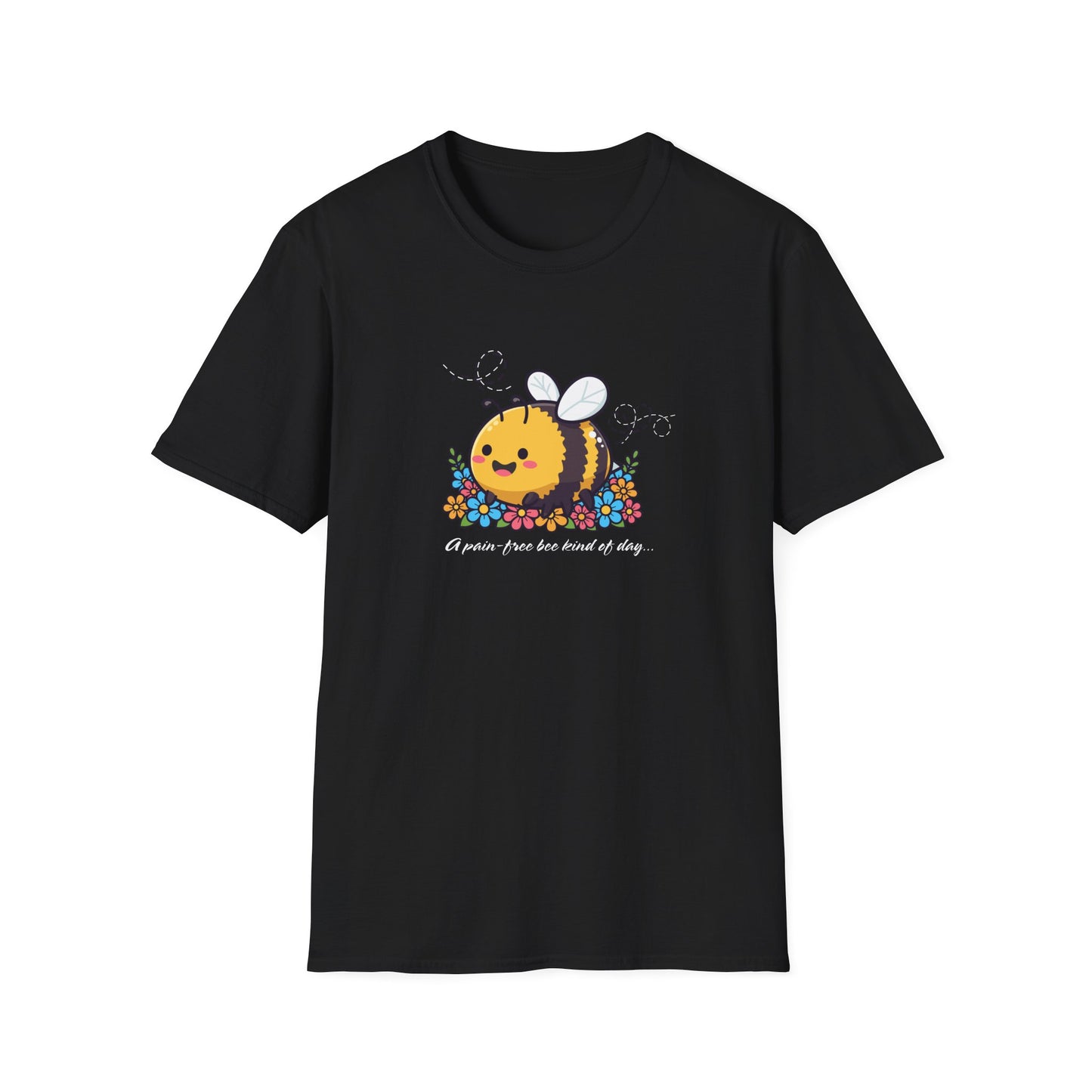 Pain-Free Morning Bee T-Shirt | Spoonie Humor Tee | Chronic Illness Awareness Appar