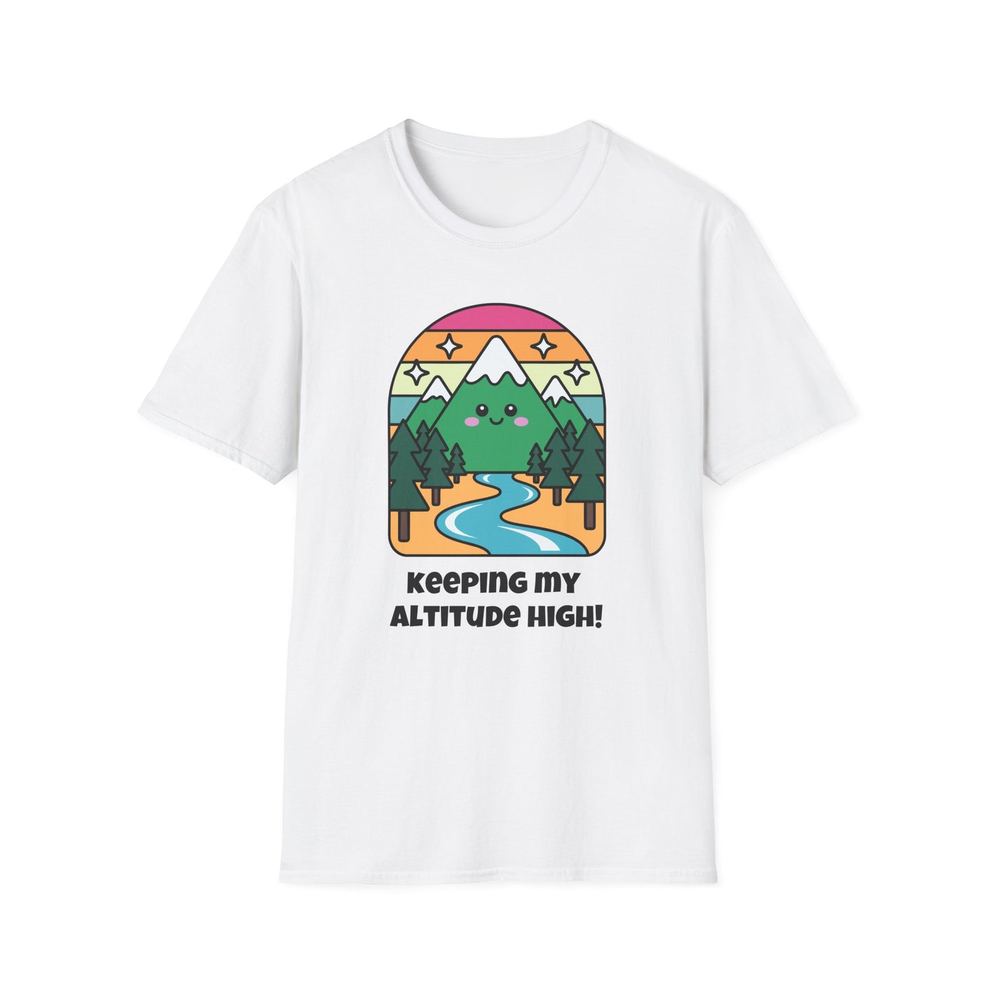 Keeping My Altitude High Mountain T-Shirt | Spoonie Resilience Tee | Chronic Illness Awareness Apparel
