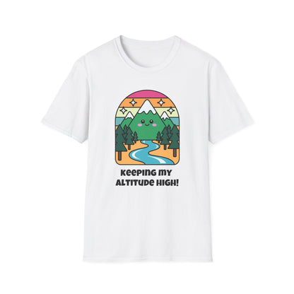 Keeping My Altitude High Mountain T-Shirt | Spoonie Resilience Tee | Chronic Illness Awareness Apparel