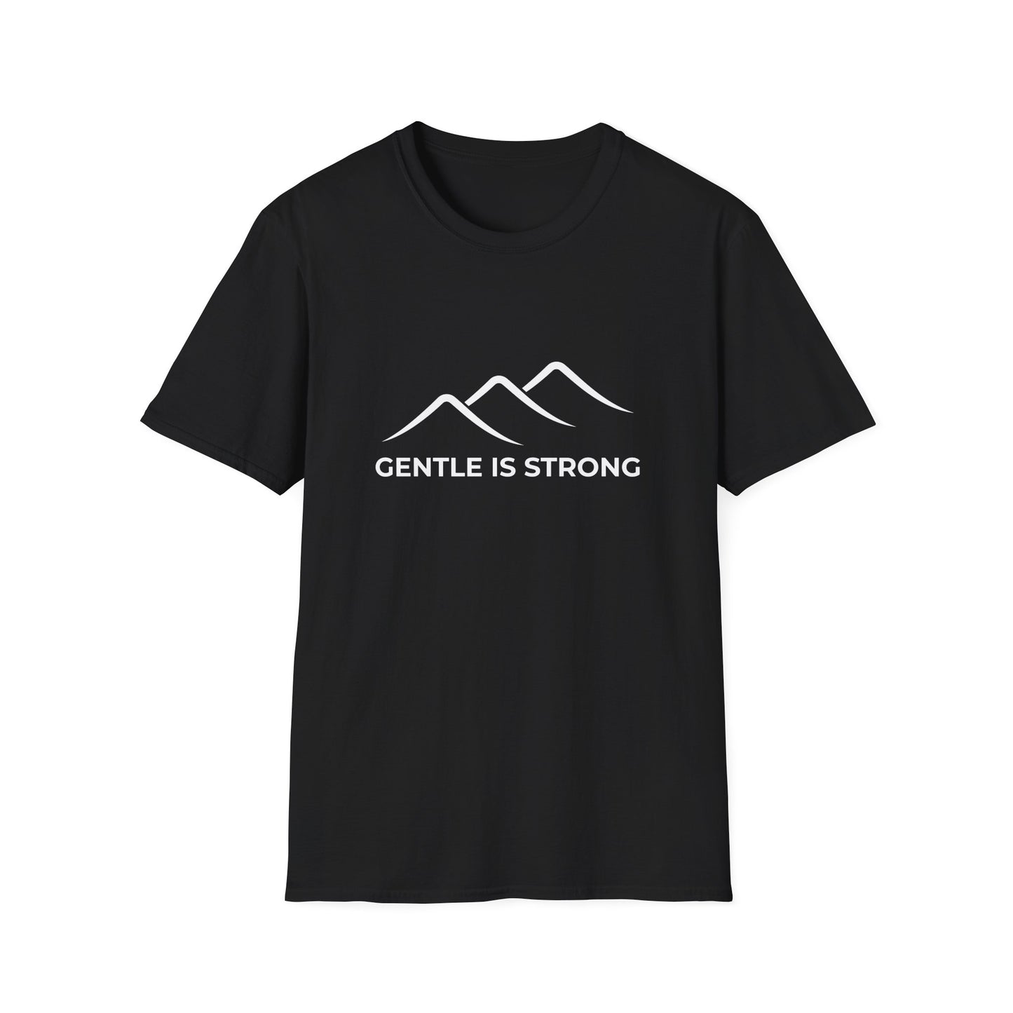Gentle Is Strong T-Shirt | Inspirational Minimalist Tee | Spoonie Haven Apparel