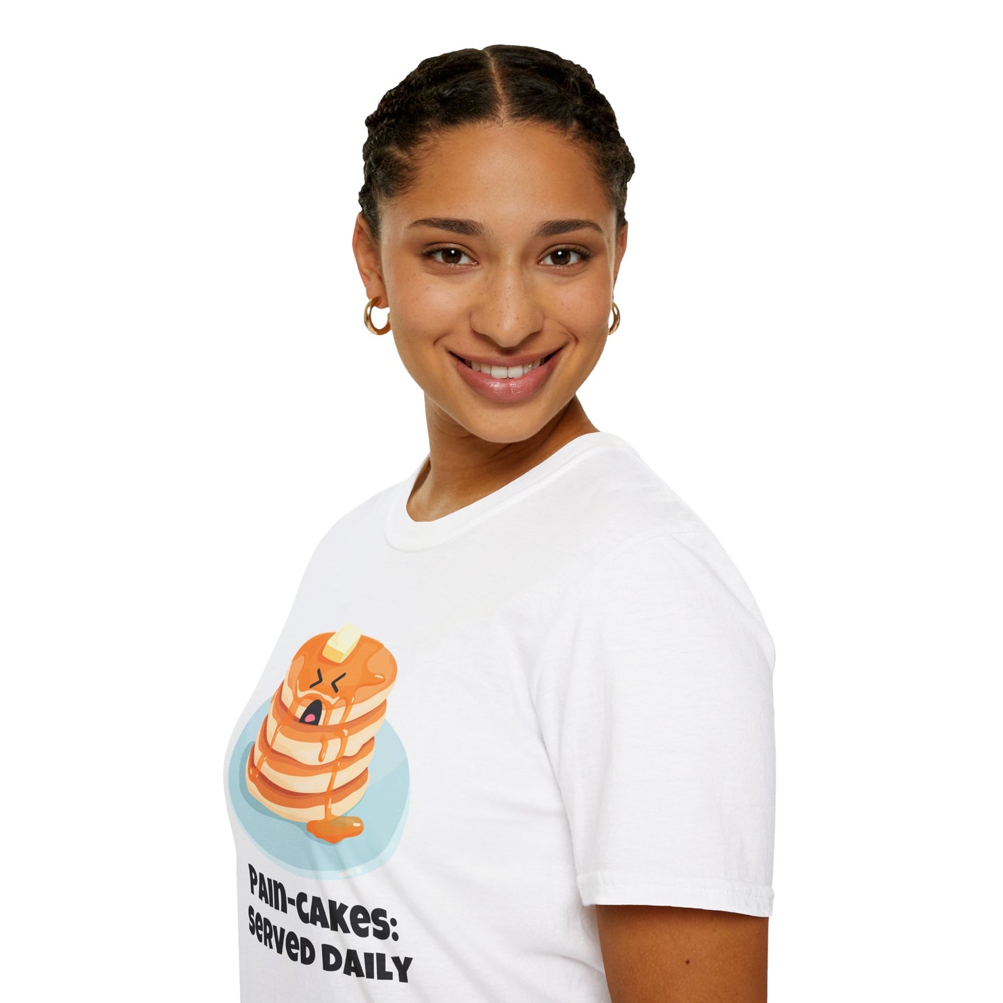 Pain-Cakes Served Daily T-Shirt | Spoonie Humor Tee | Chronic Illness Awareness Apparel