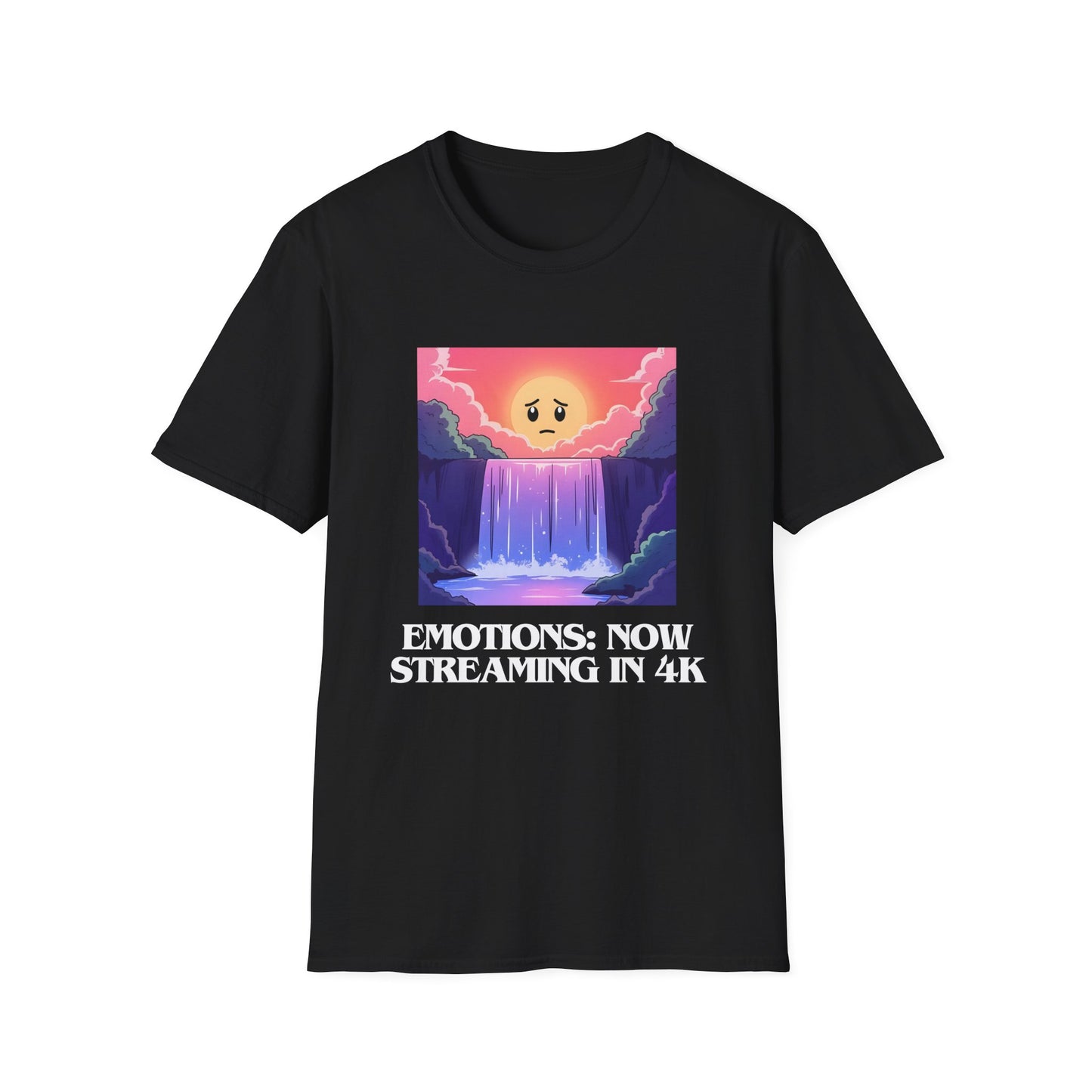 Emotions Now Streaming in 4K T-Shirt | Spoonie Humor Tee | Mental Health Awareness Apparel