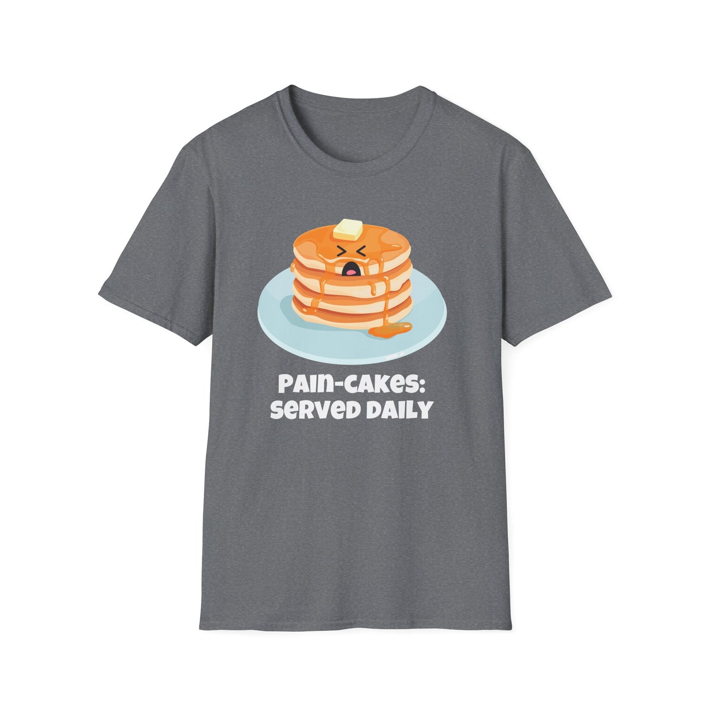 Pain-Cakes Served Daily T-Shirt | Spoonie Humor Tee | Chronic Illness Awareness Apparel