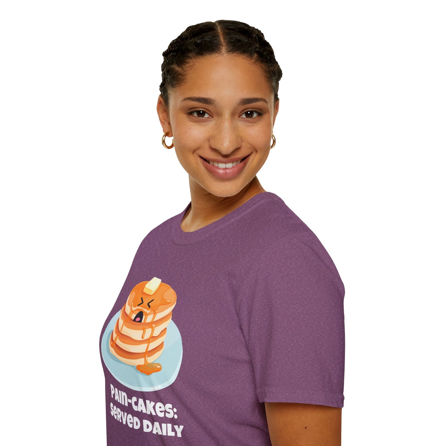 Pain-Cakes Served Daily T-Shirt | Spoonie Humor Tee | Chronic Illness Awareness Apparel
