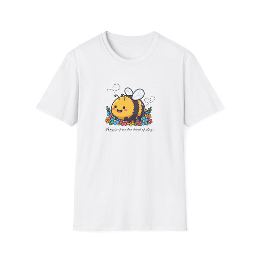 Pain-Free Morning Bee T-Shirt | Spoonie Humor Tee | Chronic Illness Awareness Appar