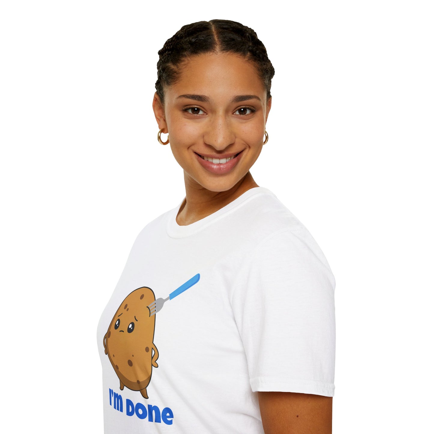 I’m Done Potato T-Shirt | Spoonie Humor Tee | Chronic Illness Awareness Apparel