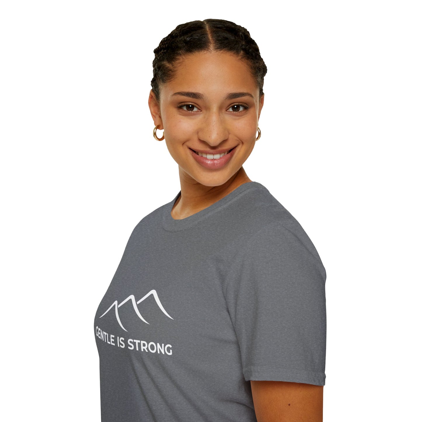 Gentle Is Strong T-Shirt | Inspirational Minimalist Tee | Spoonie Haven Apparel