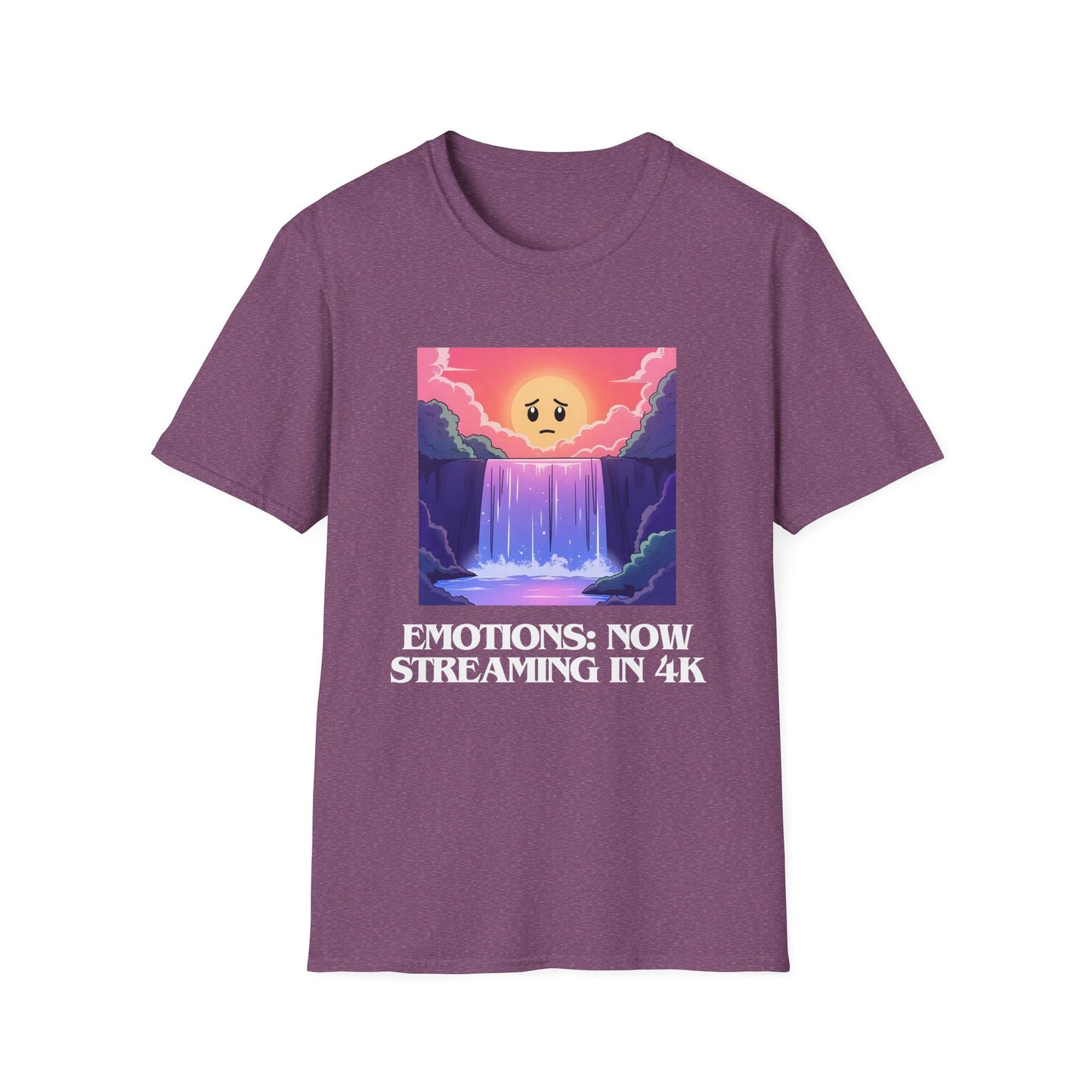 Emotions Now Streaming in 4K T-Shirt | Spoonie Humor Tee | Mental Health Awareness Apparel