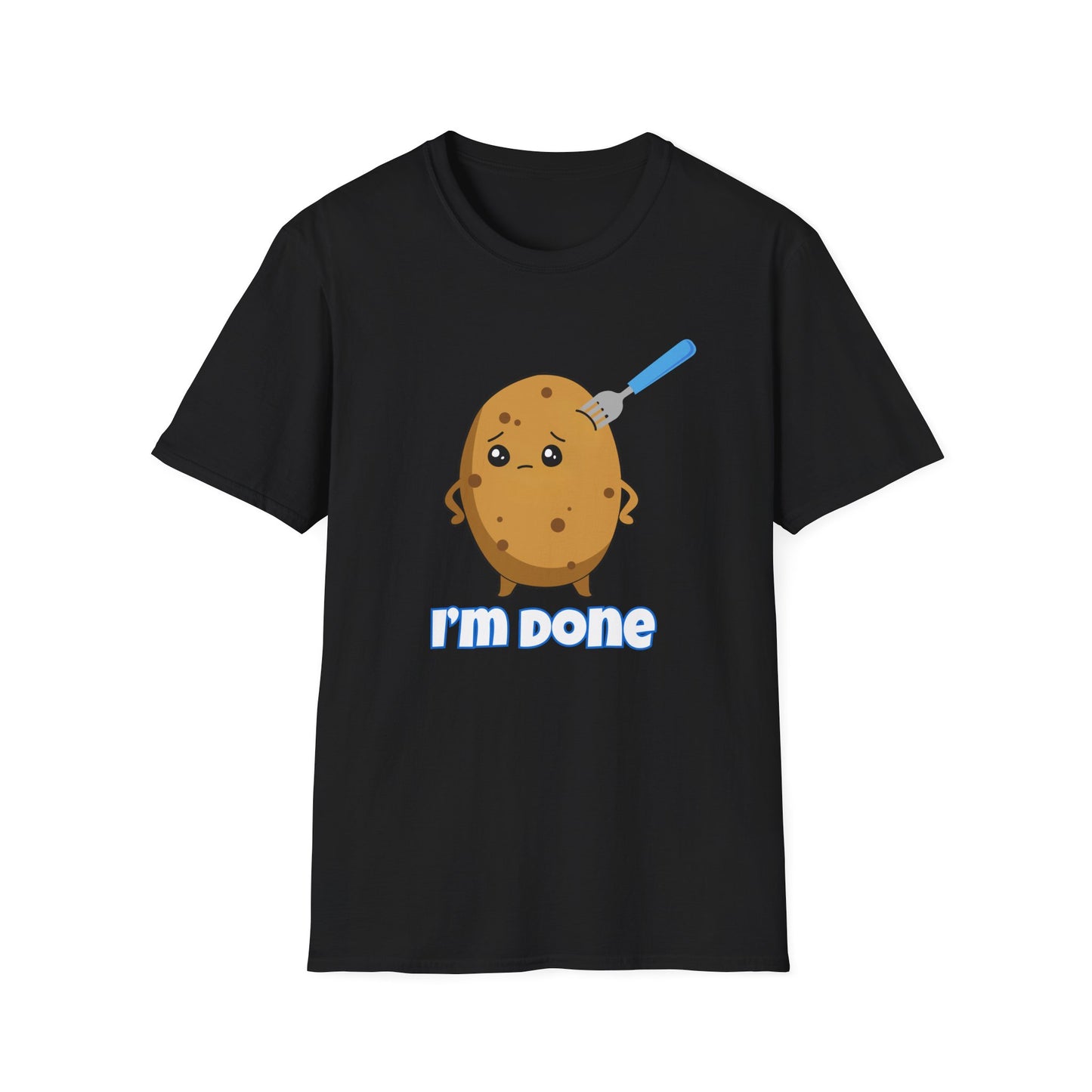 I’m Done Potato T-Shirt | Spoonie Humor Tee | Chronic Illness Awareness Apparel