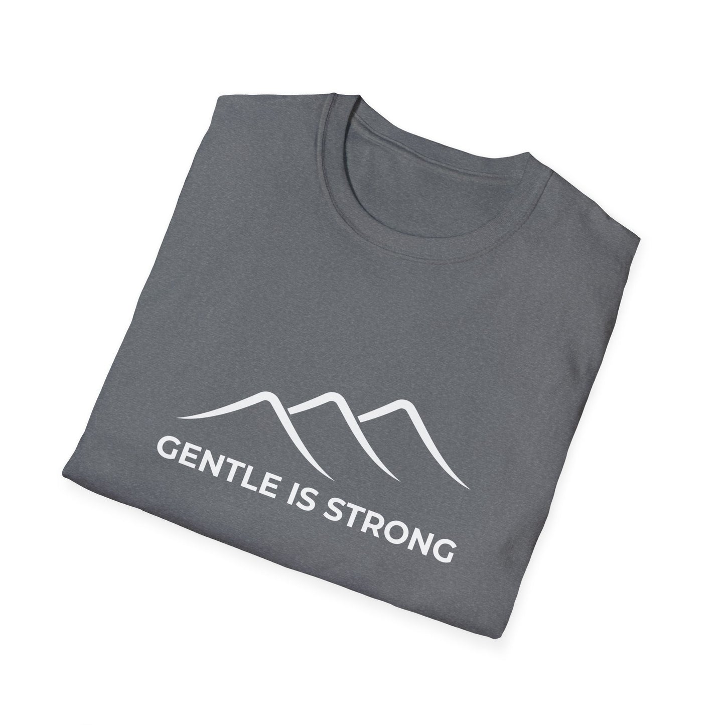Gentle Is Strong T-Shirt | Inspirational Minimalist Tee | Spoonie Haven Apparel