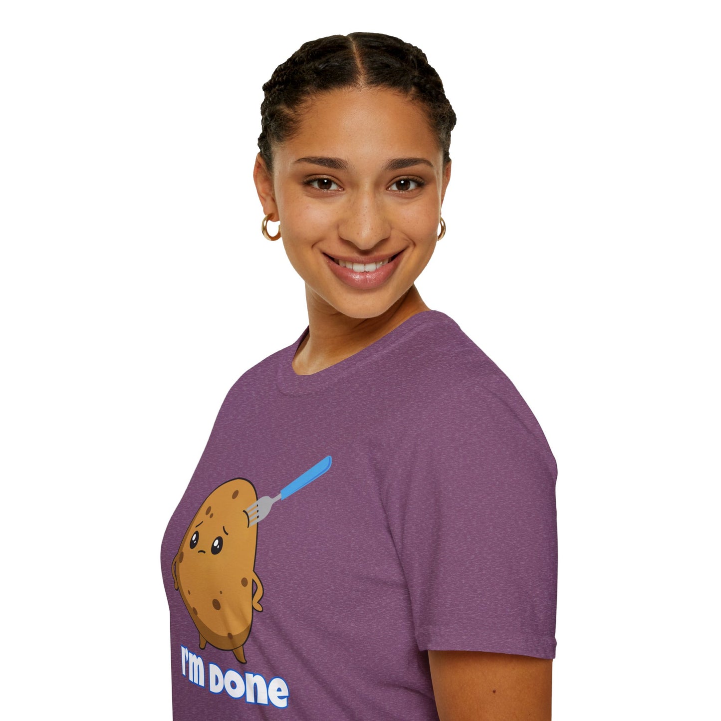 I’m Done Potato T-Shirt | Spoonie Humor Tee | Chronic Illness Awareness Apparel