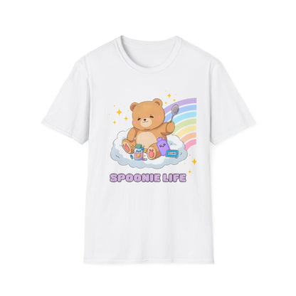 Spoonie Bear Life T-Shirt | Chronic Illness Awareness Tee | Spoonie Haven Apparel