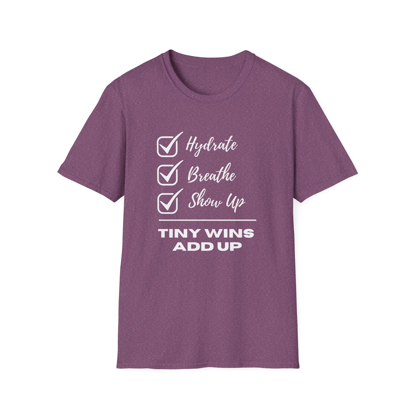 Tiny Wins Add Up T-Shirt | Positive Affirmation Tee | Spoonie Haven Apparel