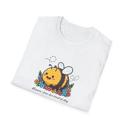 Pain-Free Morning Bee T-Shirt | Spoonie Humor Tee | Chronic Illness Awareness Appar