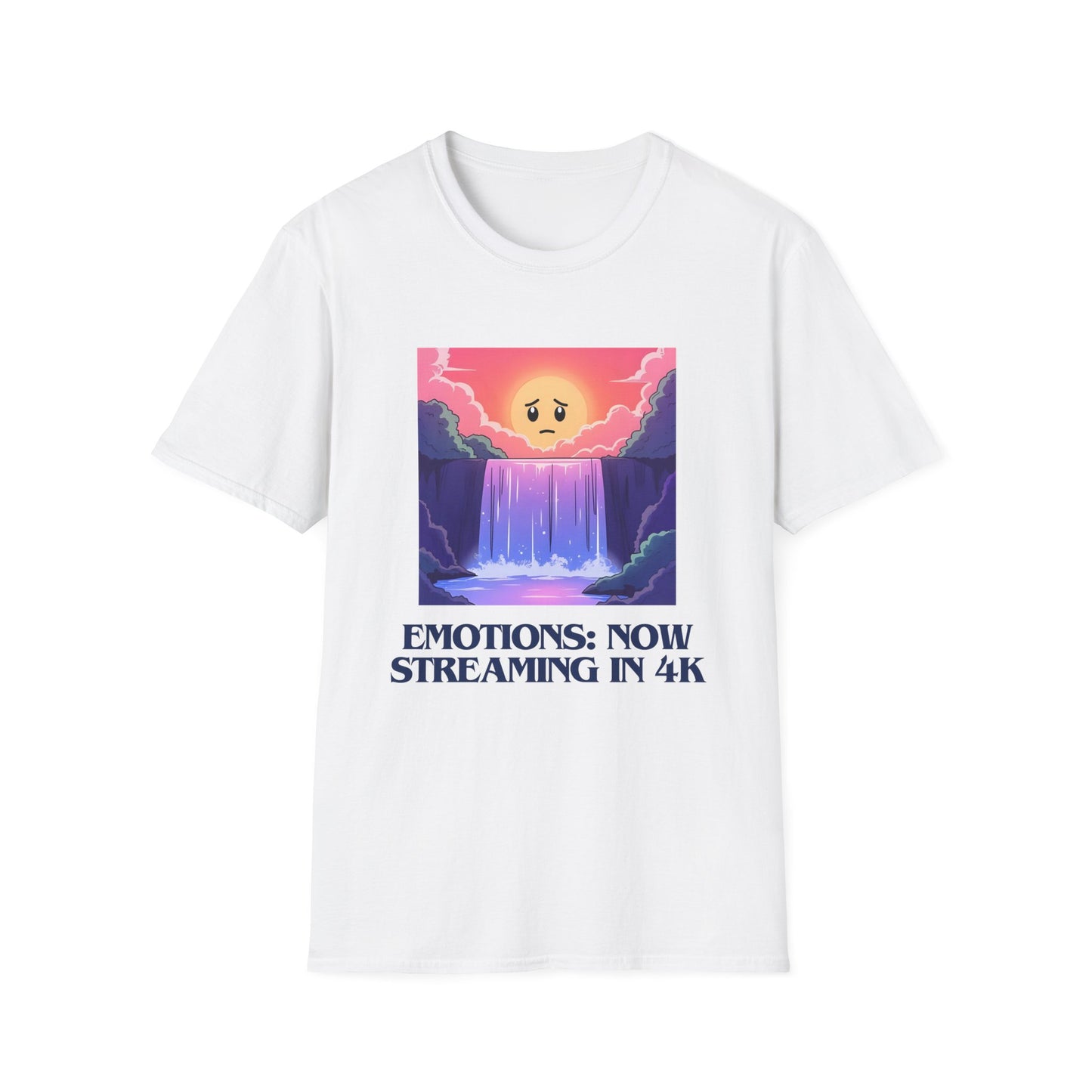 Emotions Now Streaming in 4K T-Shirt | Spoonie Humor Tee | Mental Health Awareness Apparel