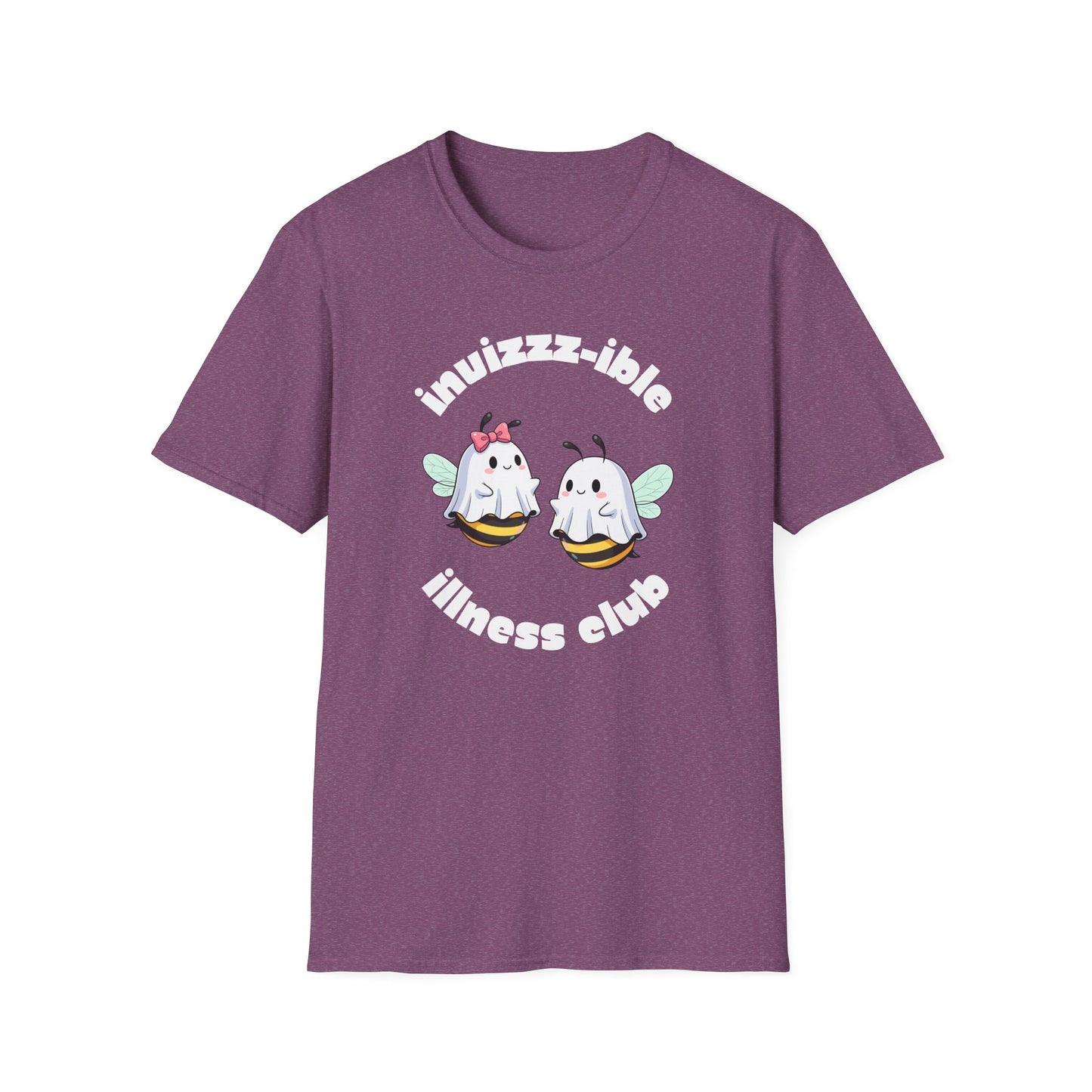 Invizzz-ible Illness Club Bee T-Shirt | Spoonie Humor Tee | Chronic Illness Awareness Apparel
