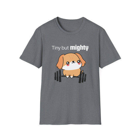 Tiny But Mighty Pup T-Shirt | Spoonie Strength Tee | Chronic Illness Awareness Apparel