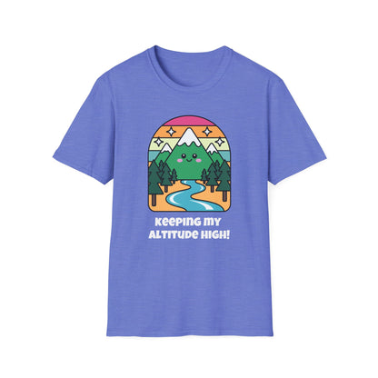 Keeping My Altitude High Mountain T-Shirt | Spoonie Resilience Tee | Chronic Illness Awareness Apparel