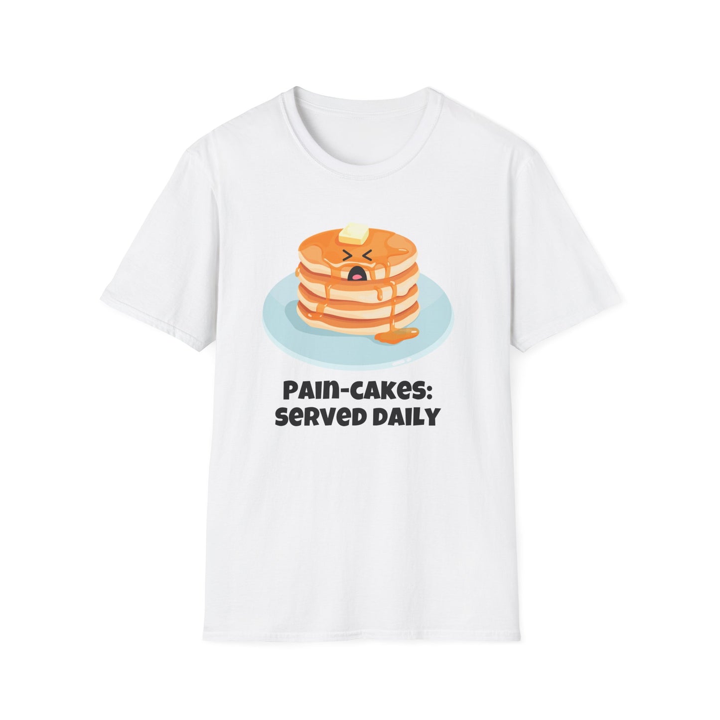 Pain-Cakes Served Daily T-Shirt | Spoonie Humor Tee | Chronic Illness Awareness Apparel