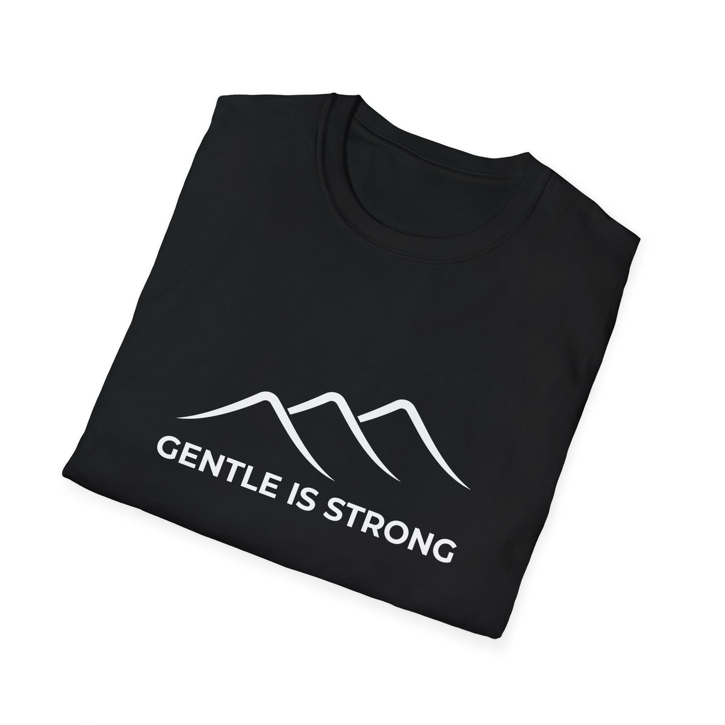 Gentle Is Strong T-Shirt | Inspirational Minimalist Tee | Spoonie Haven Apparel