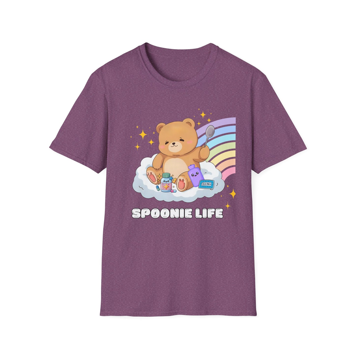 Spoonie Bear Life T-Shirt | Chronic Illness Awareness Tee | Spoonie Haven Apparel