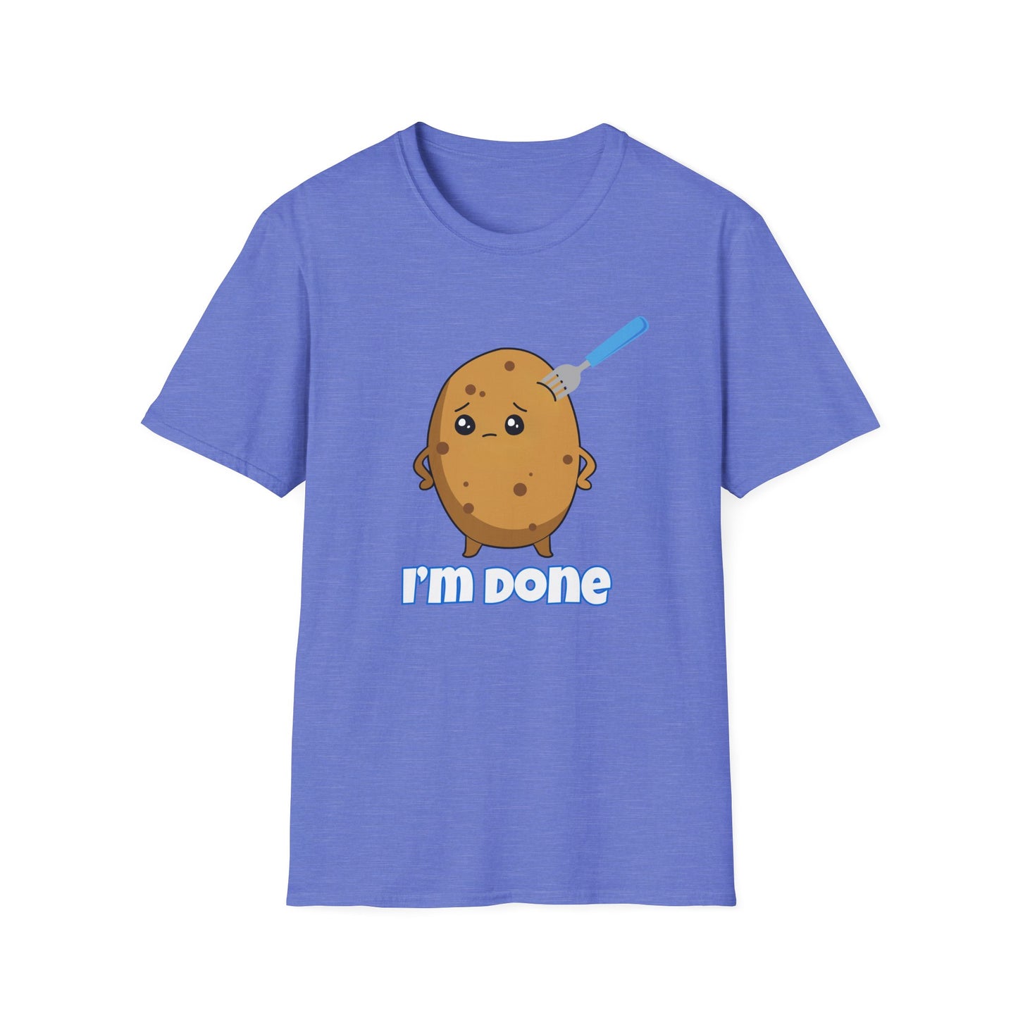 I’m Done Potato T-Shirt | Spoonie Humor Tee | Chronic Illness Awareness Apparel