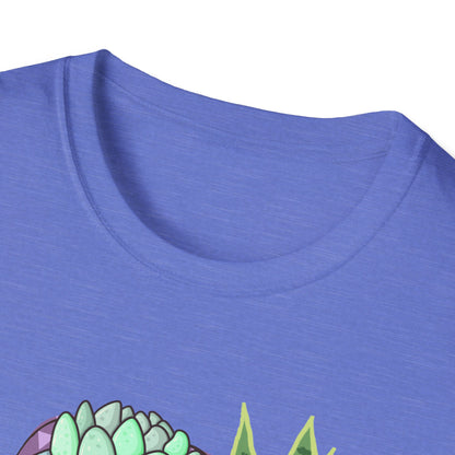 My Happy Place Succulent T-Shirt | Spoonie Plant Humor Tee | Chronic Illness Awareness Apparel