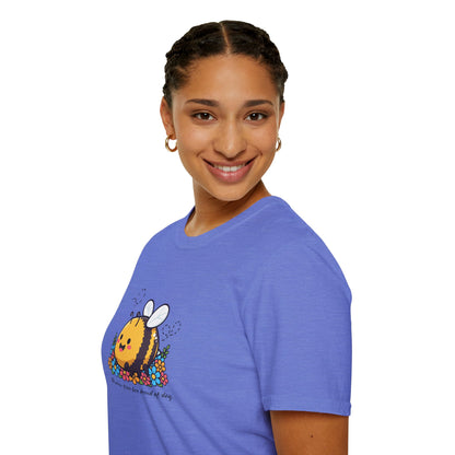 Pain-Free Morning Bee T-Shirt | Spoonie Humor Tee | Chronic Illness Awareness Appar