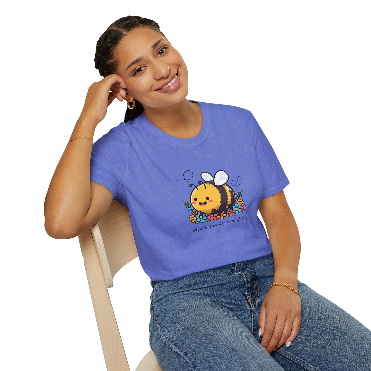Pain-Free Morning Bee T-Shirt | Spoonie Humor Tee | Chronic Illness Awareness Appar