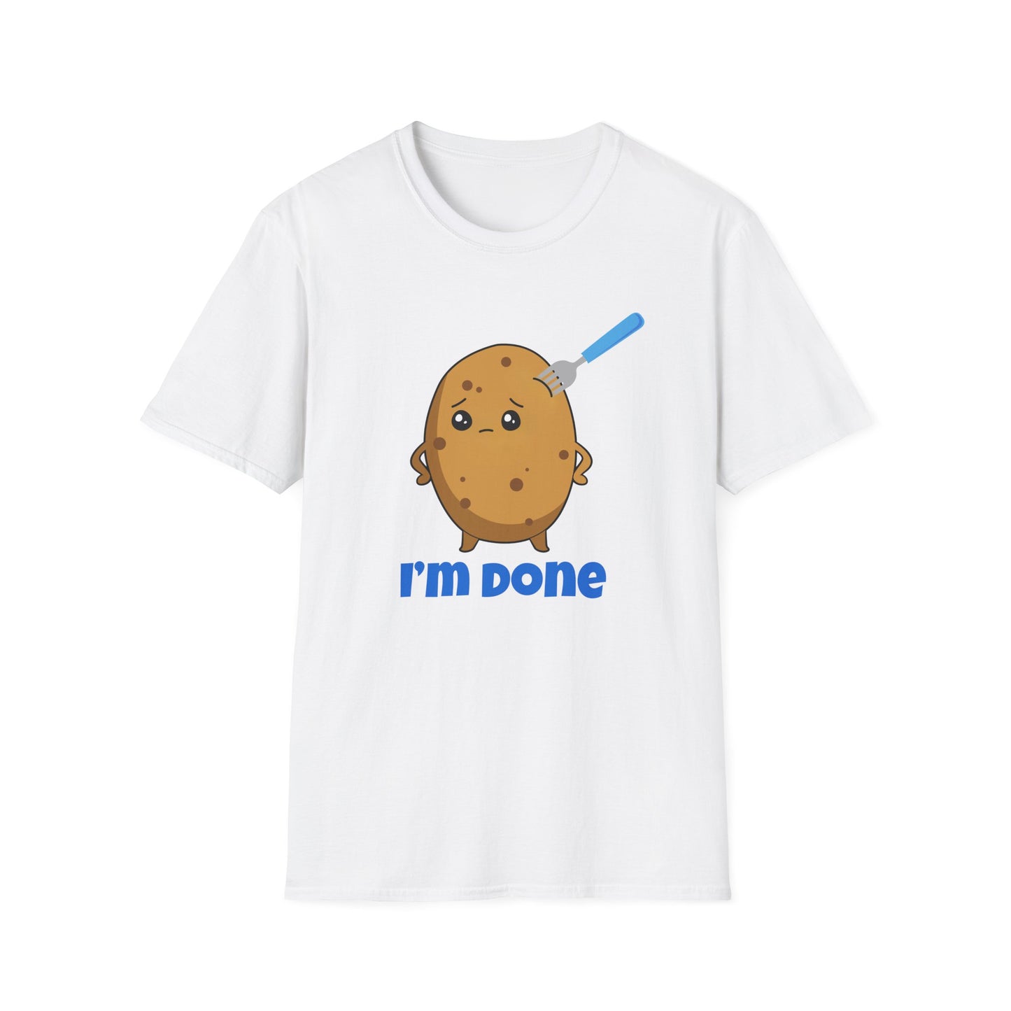 I’m Done Potato T-Shirt | Spoonie Humor Tee | Chronic Illness Awareness Apparel