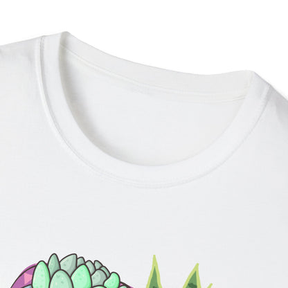 My Happy Place Succulent T-Shirt | Spoonie Plant Humor Tee | Chronic Illness Awareness Apparel