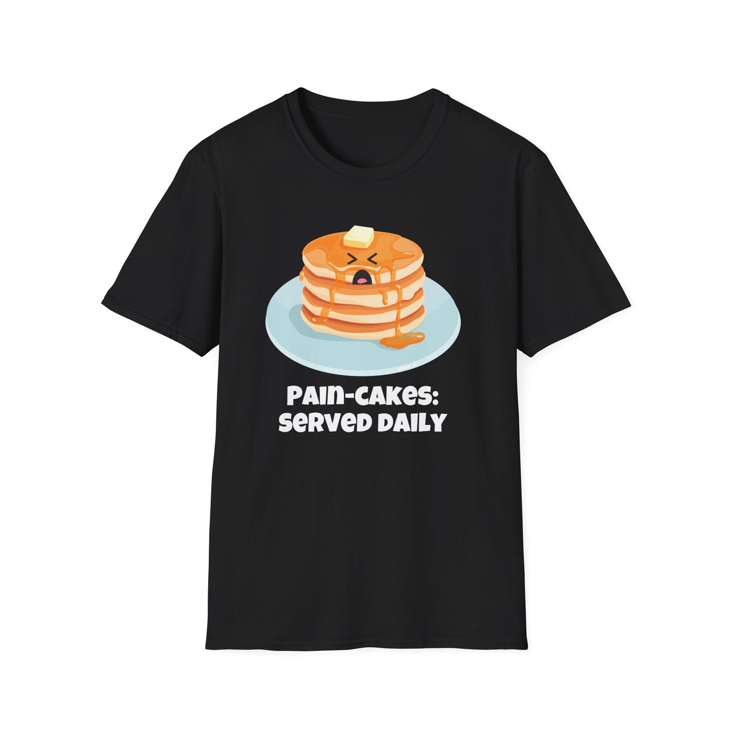Pain-Cakes Served Daily T-Shirt | Spoonie Humor Tee | Chronic Illness Awareness Apparel
